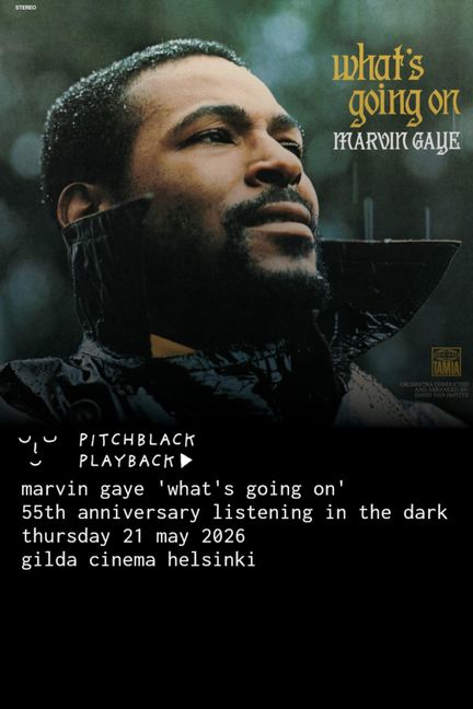 Pitchblack Playback - Marvin Gaye juliste
