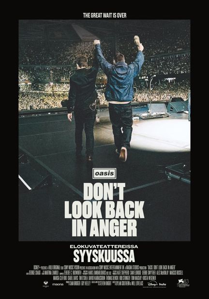 Oasis: Don't Look Back in Anger juliste